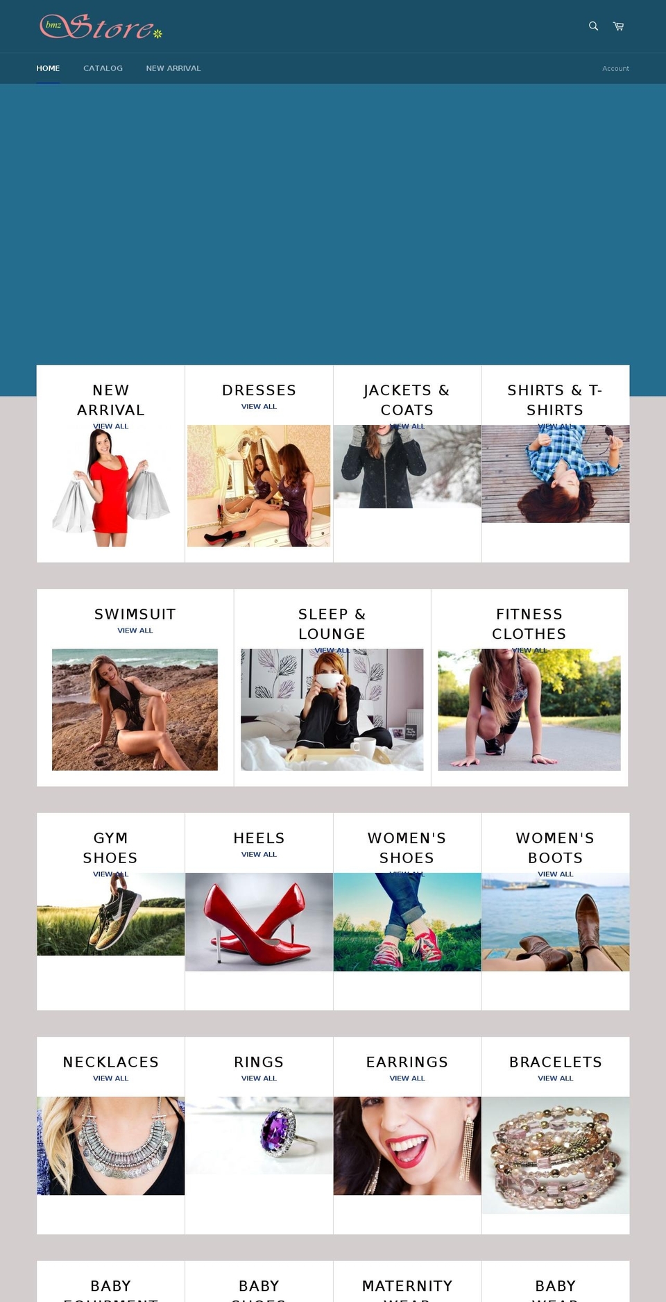 bmzstore.com — Shopify storefront screenshot