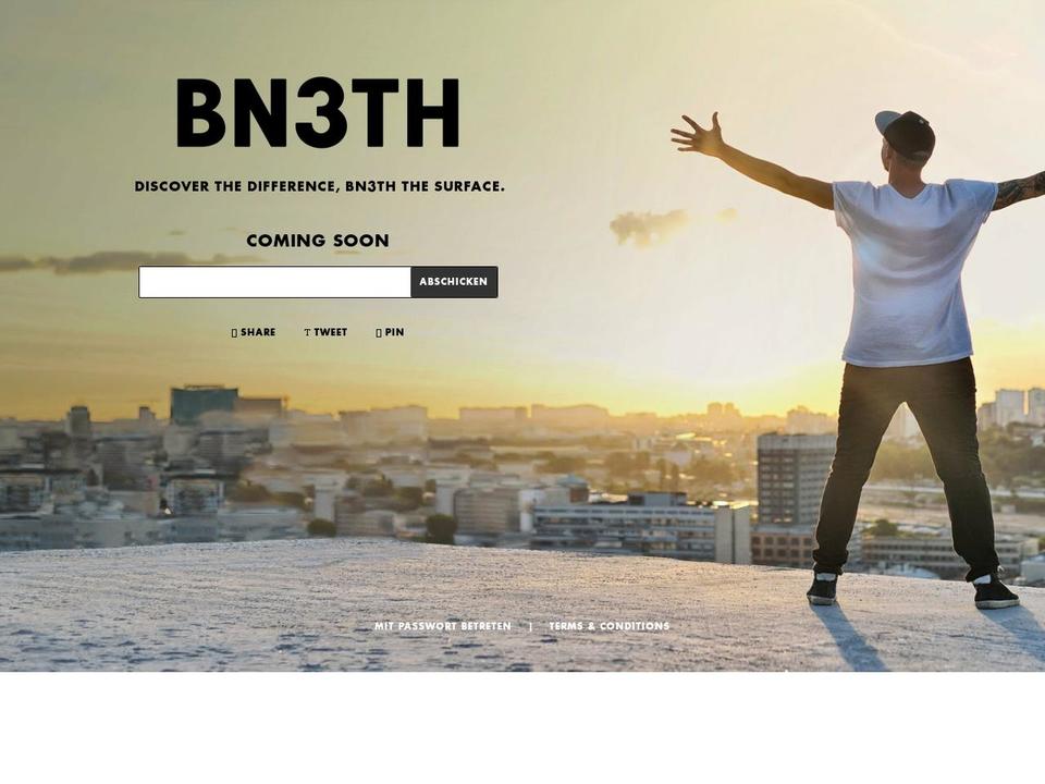 bn3th.ch shopify website screenshot