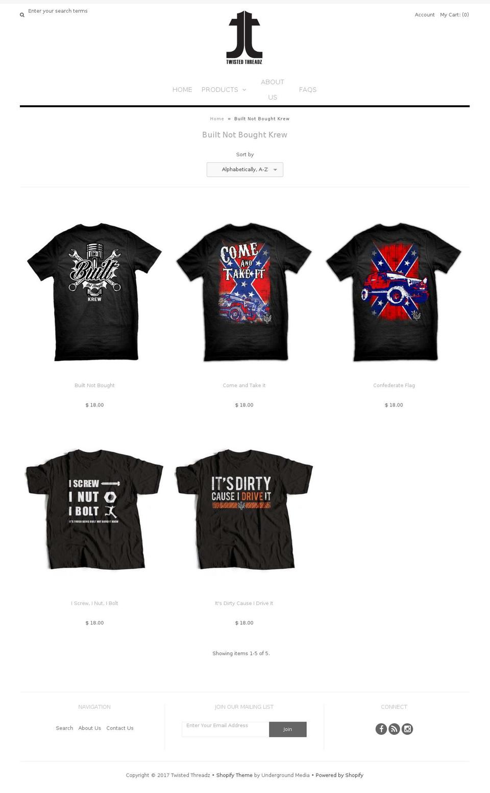 bnbkrew.com shopify website screenshot