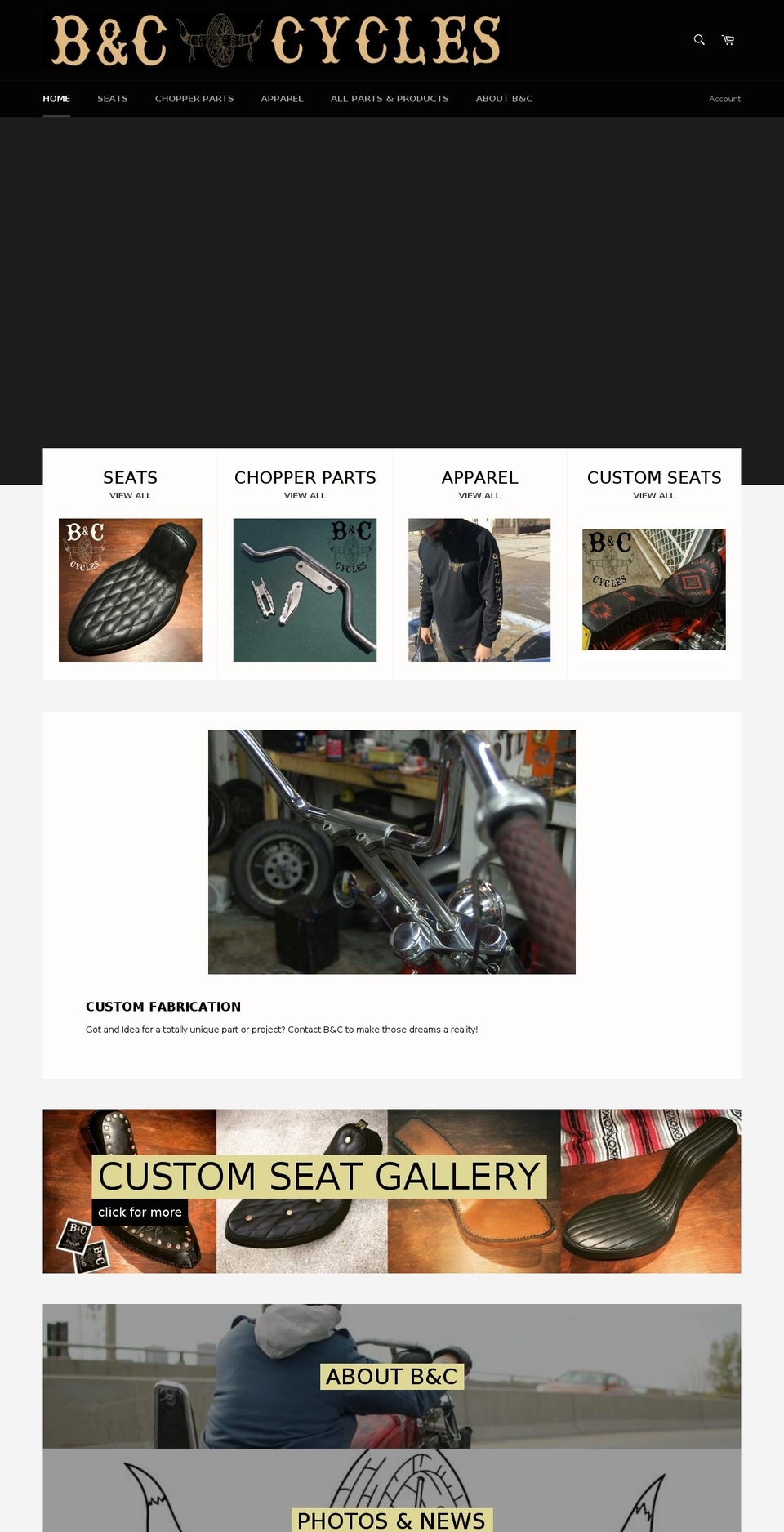 bnccycles.com shopify website screenshot