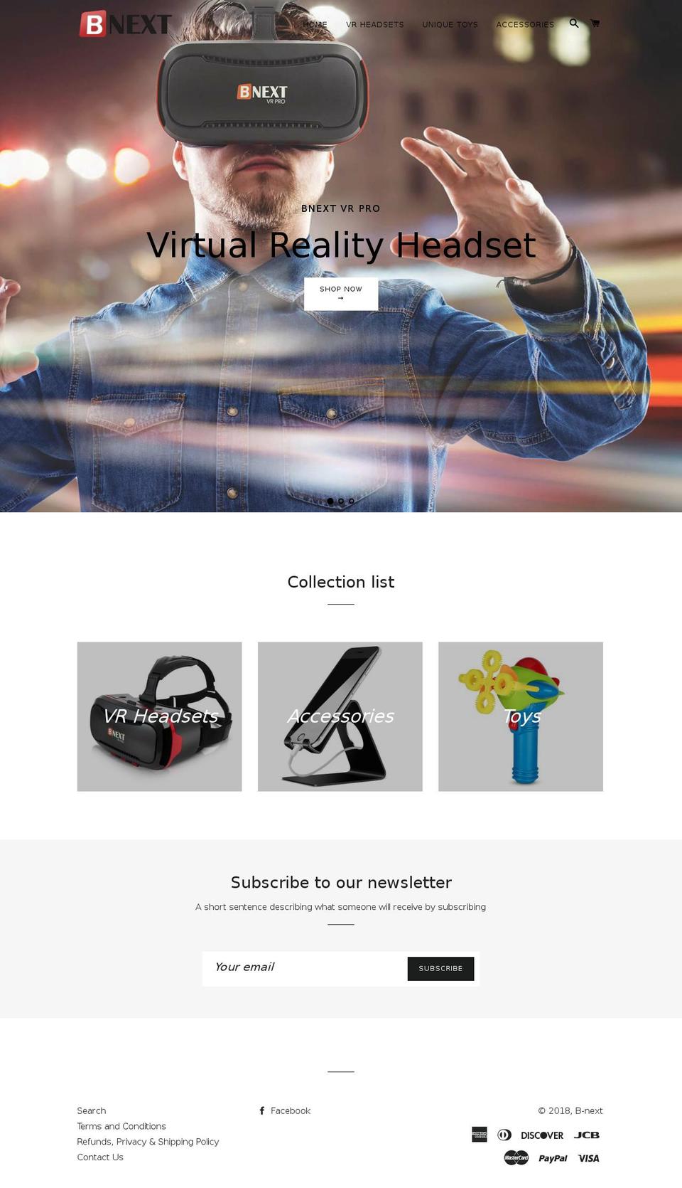 bnextsystems.com — Shopify storefront screenshot