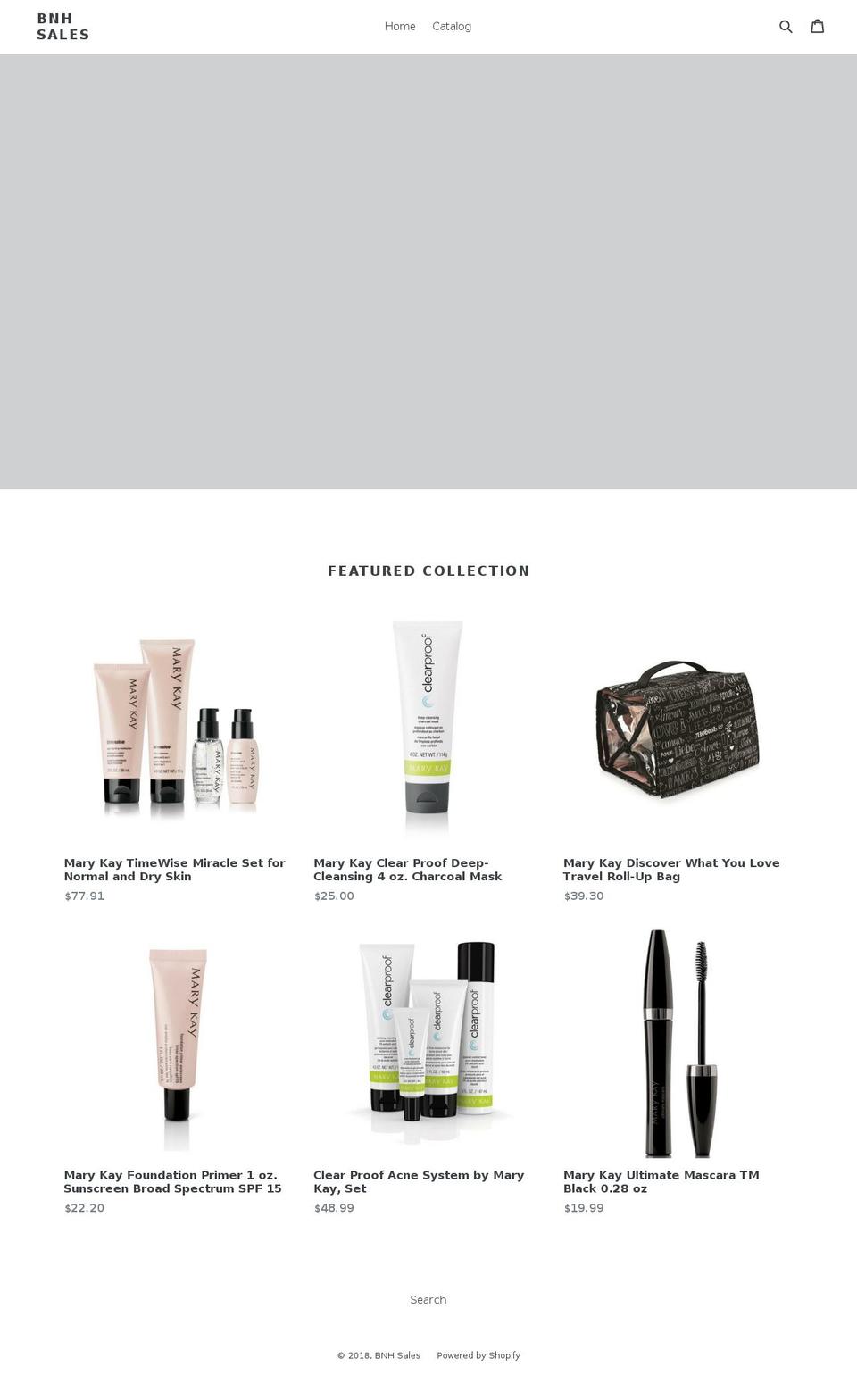 bnhsales.com — Shopify storefront screenshot