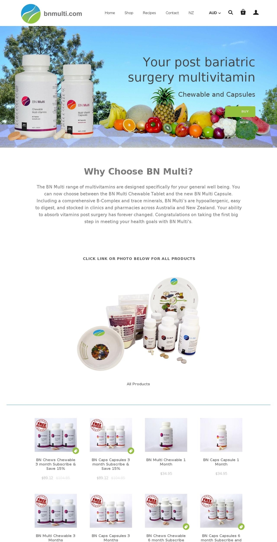 bnmulti.com shopify website screenshot