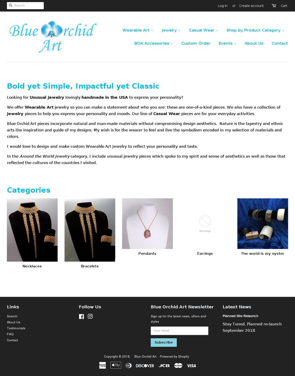 boajewelry.com — Shopify storefront screenshot