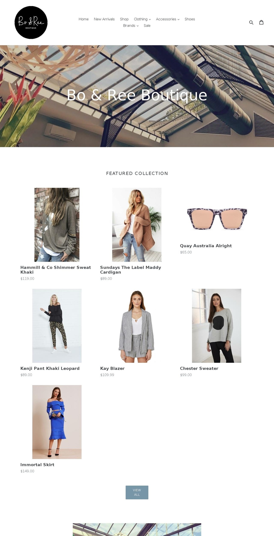 boandree.com — Shopify storefront screenshot