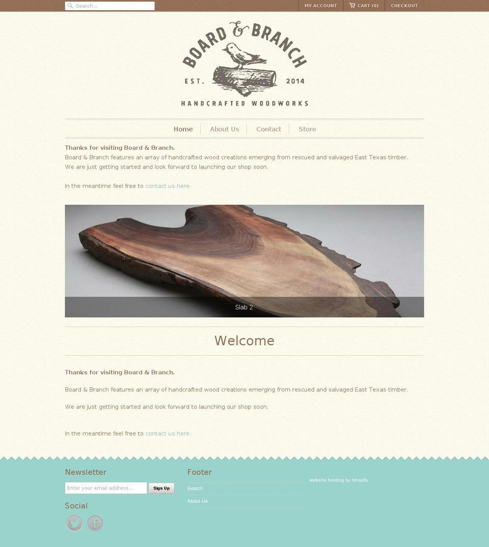 boardandbranch.com — Shopify storefront screenshot