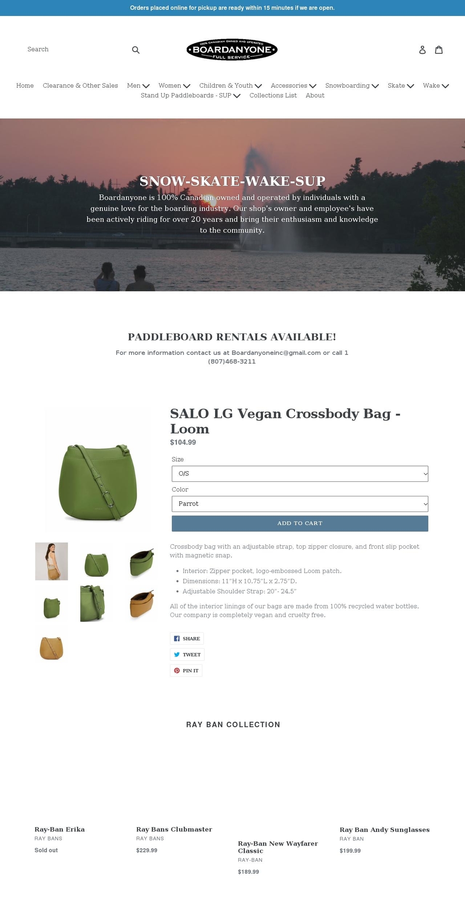 boardanyone.com shopify website screenshot