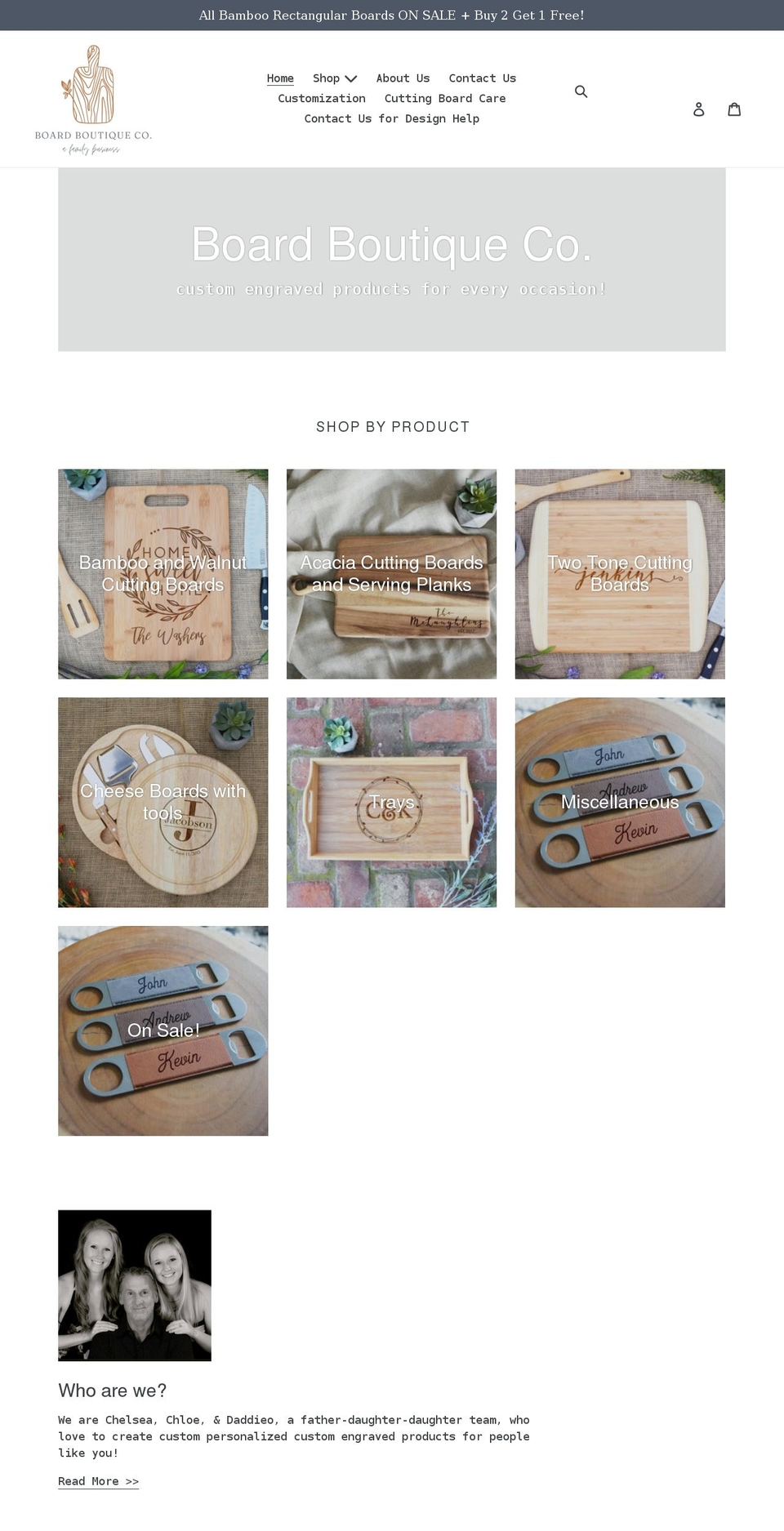 boardboutiqueco.com shopify website screenshot