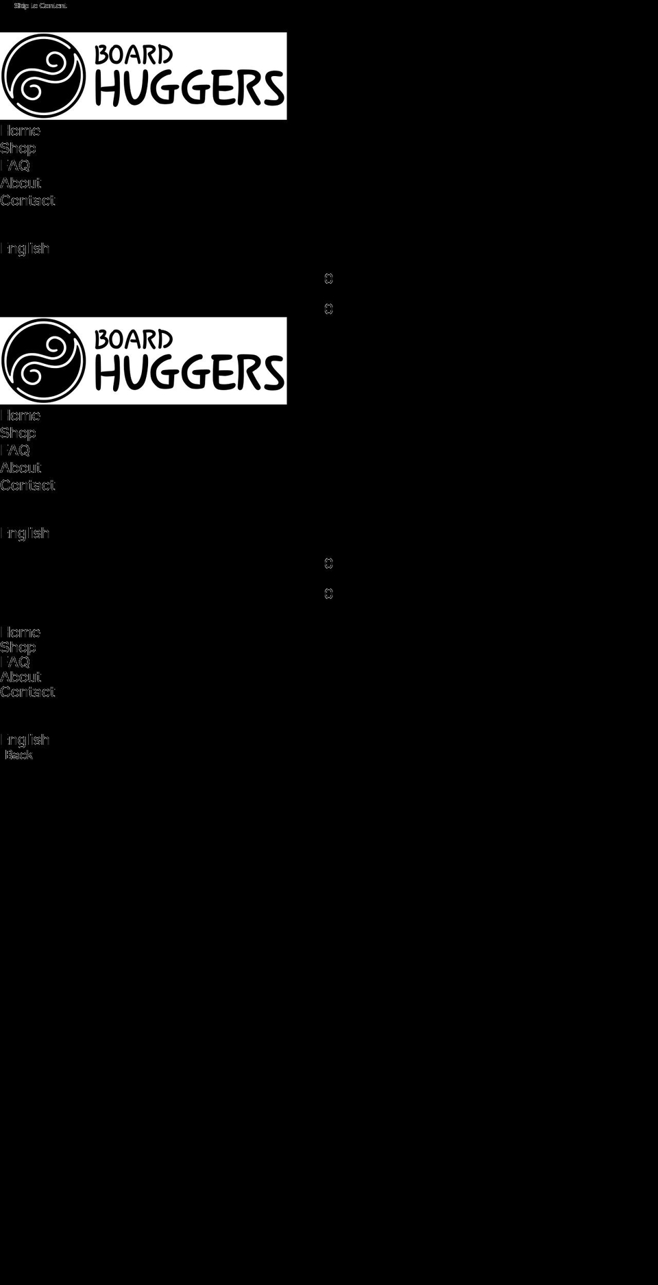 boardhugger.com — Shopify storefront screenshot