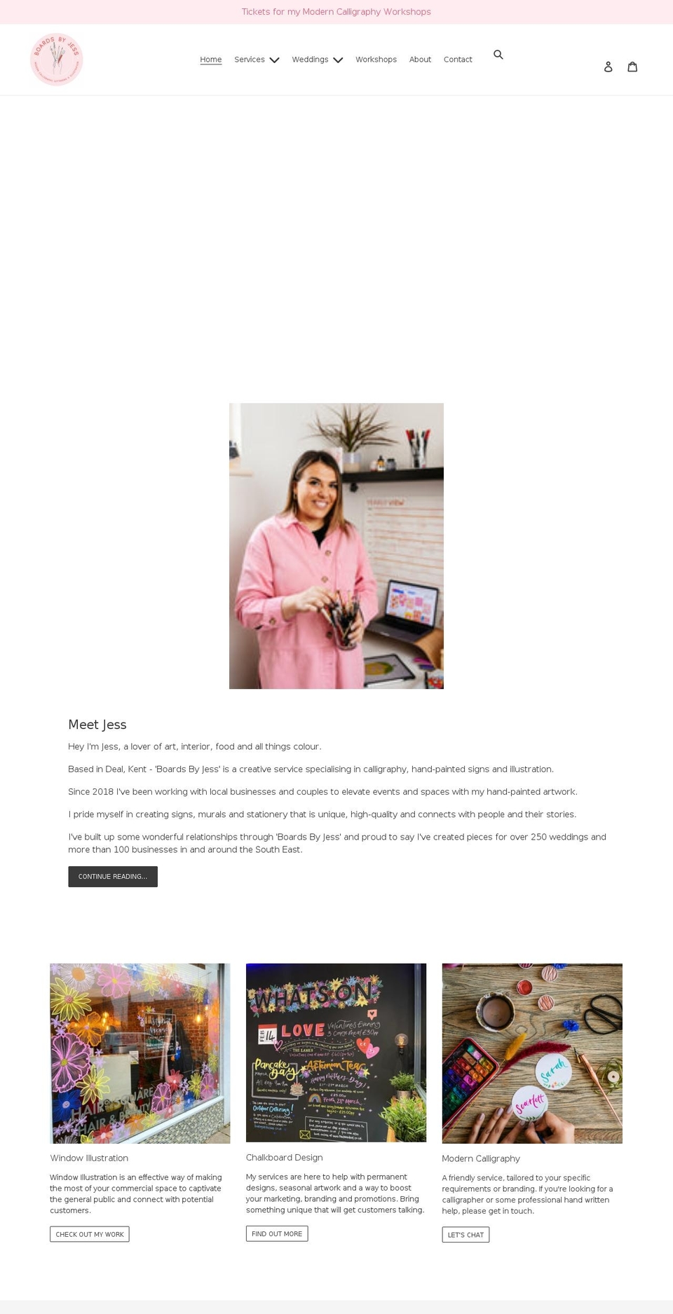 boardsbyjess.com shopify website screenshot