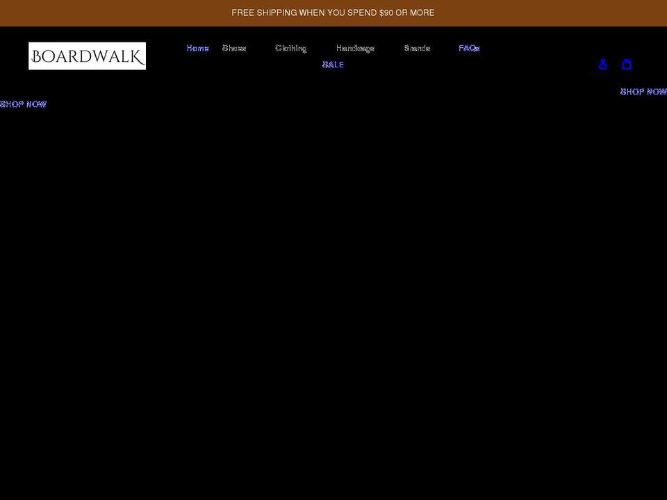 boardwalkboutique.com.au shopify website screenshot