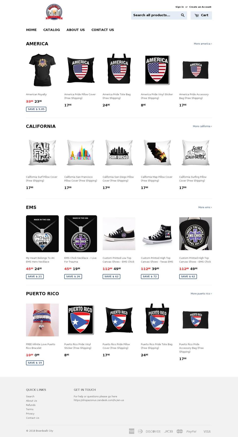 boardwalkcity.net shopify website screenshot