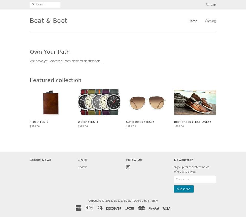 boatandboot.com — Shopify storefront screenshot
