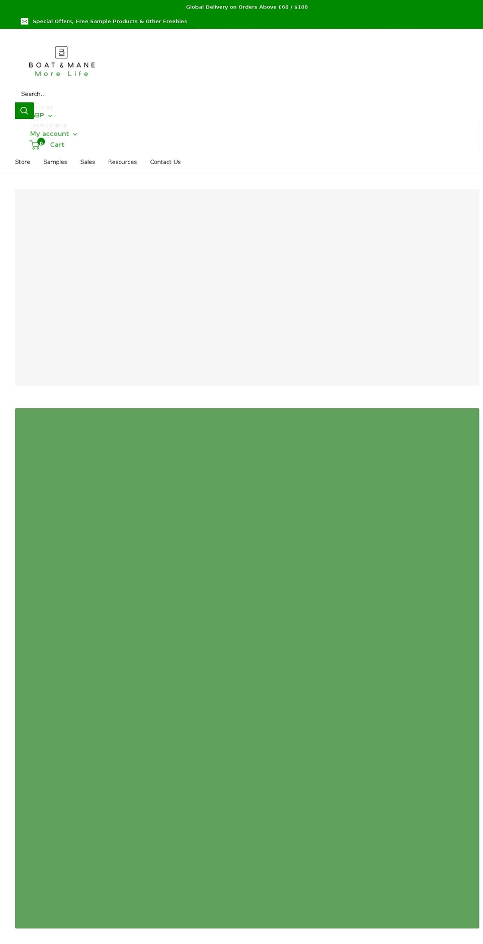 boatandmanecbd.co.uk shopify website screenshot