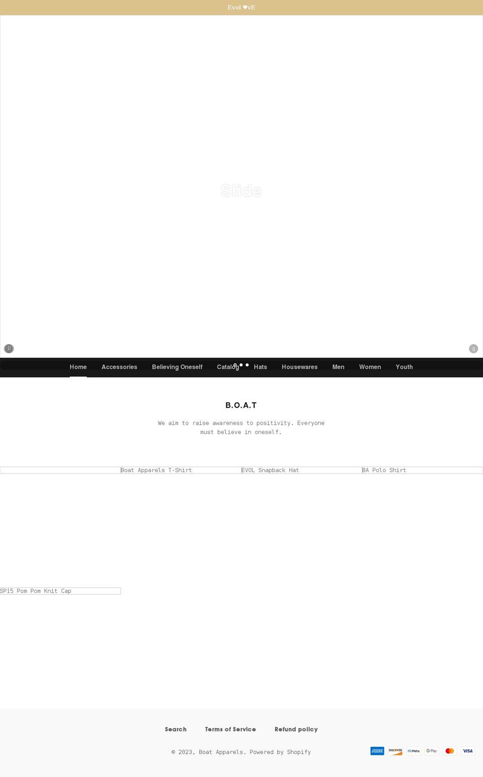 boatapparels.com shopify website screenshot