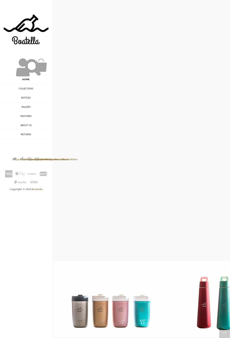 boatella.com shopify website screenshot