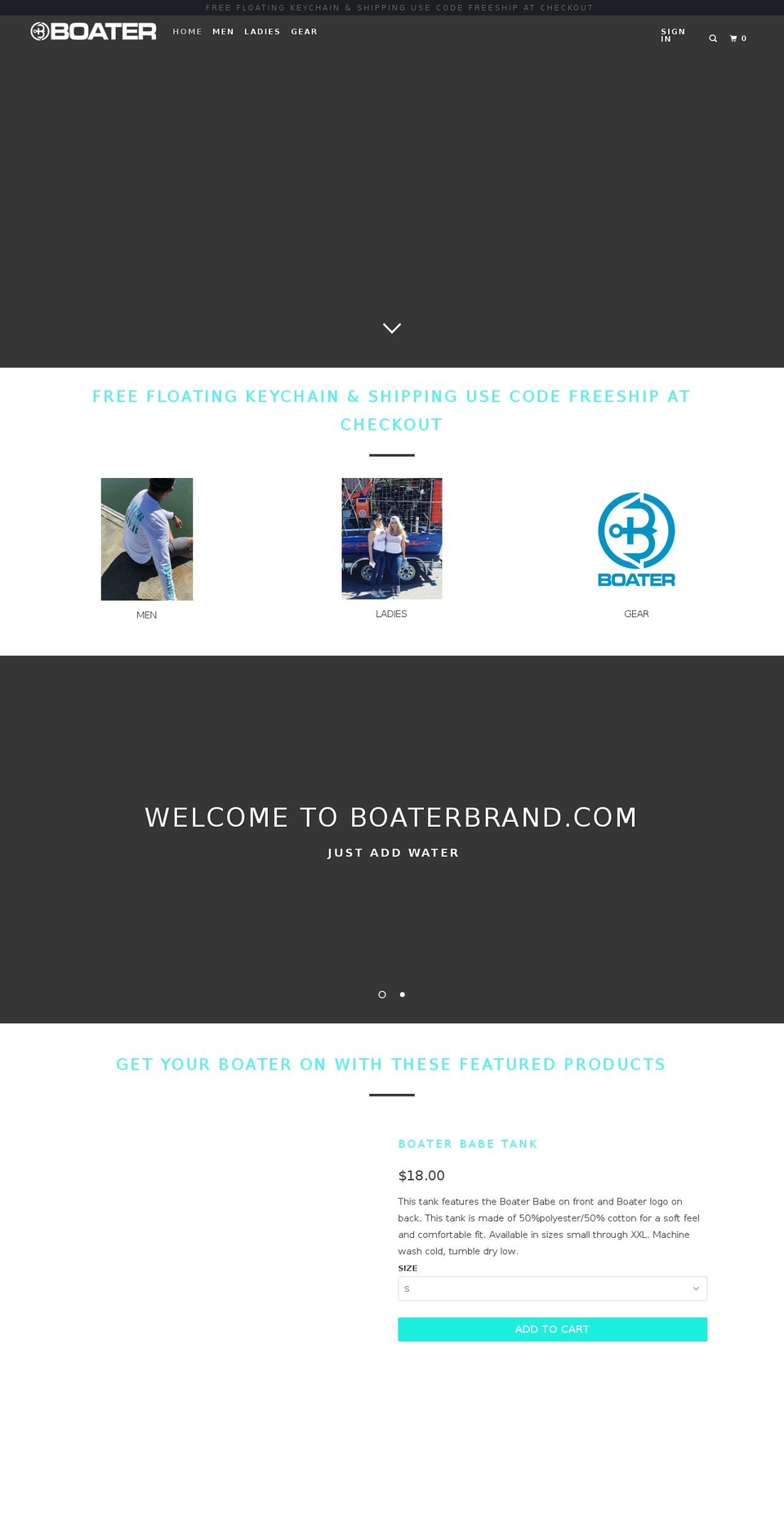 boaterbrand.com — Shopify storefront screenshot