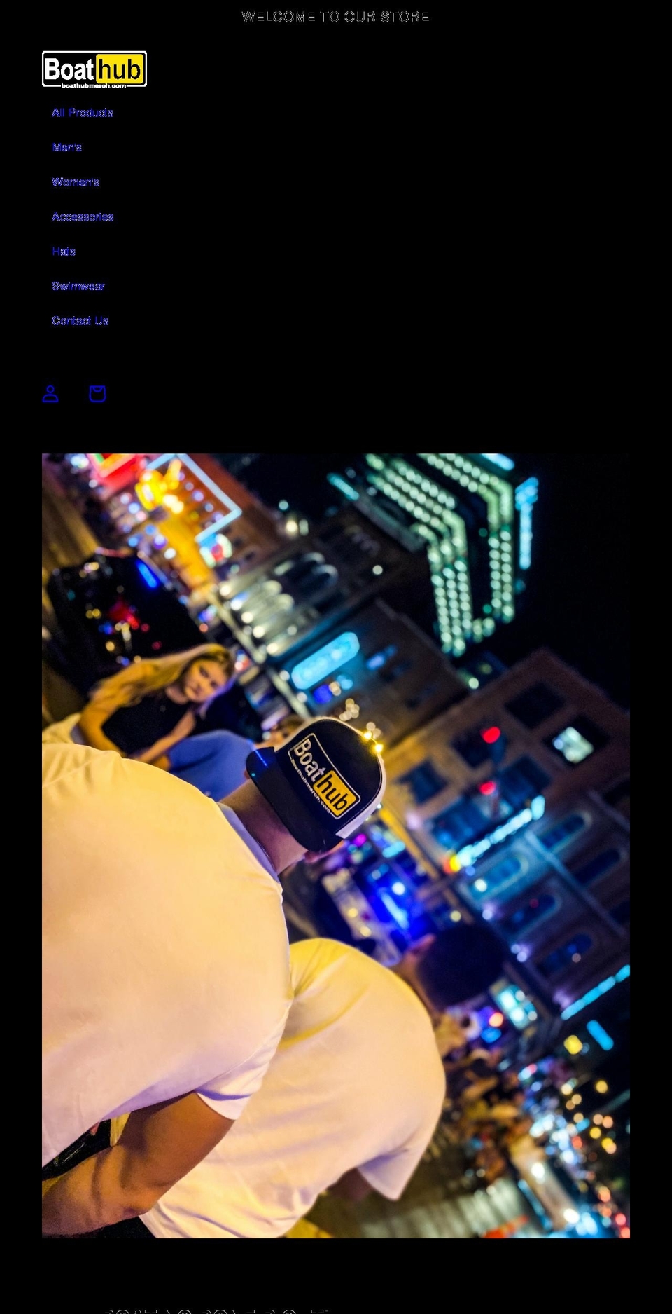 boathubmerch.com shopify website screenshot