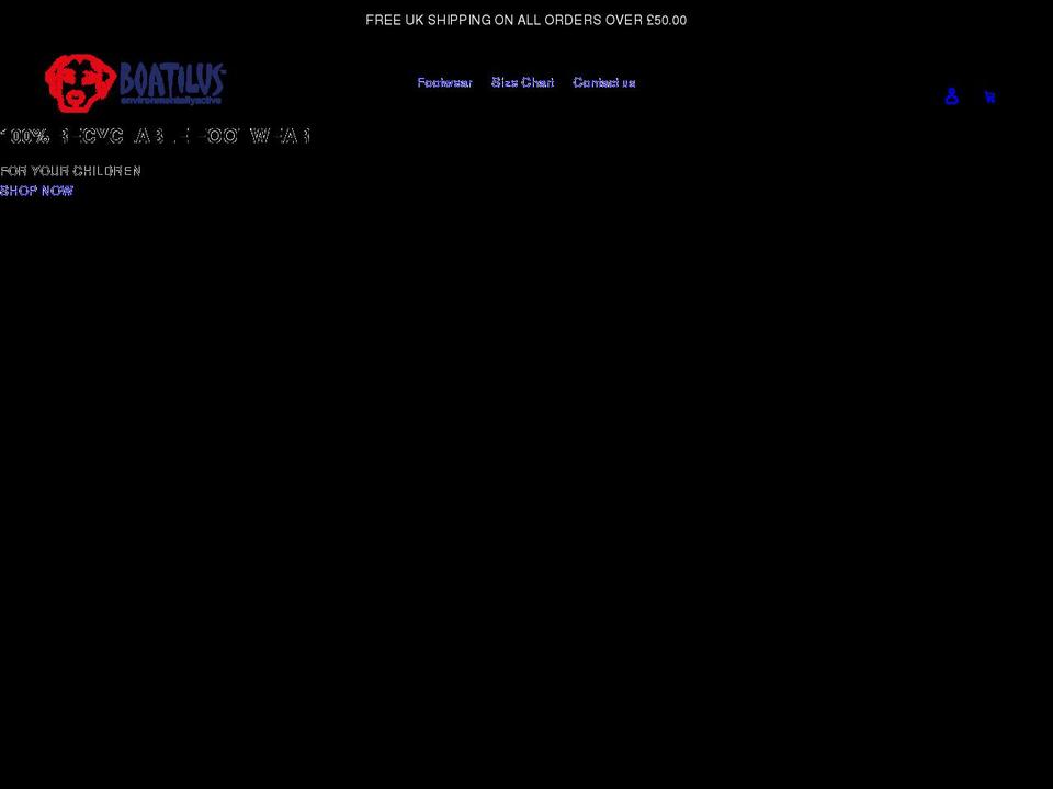 boatilus.co.uk shopify website screenshot