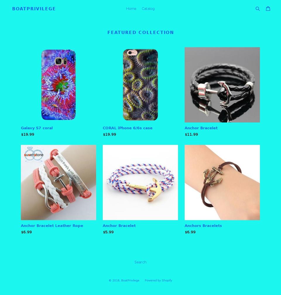 boatprivilege.com — Shopify storefront screenshot