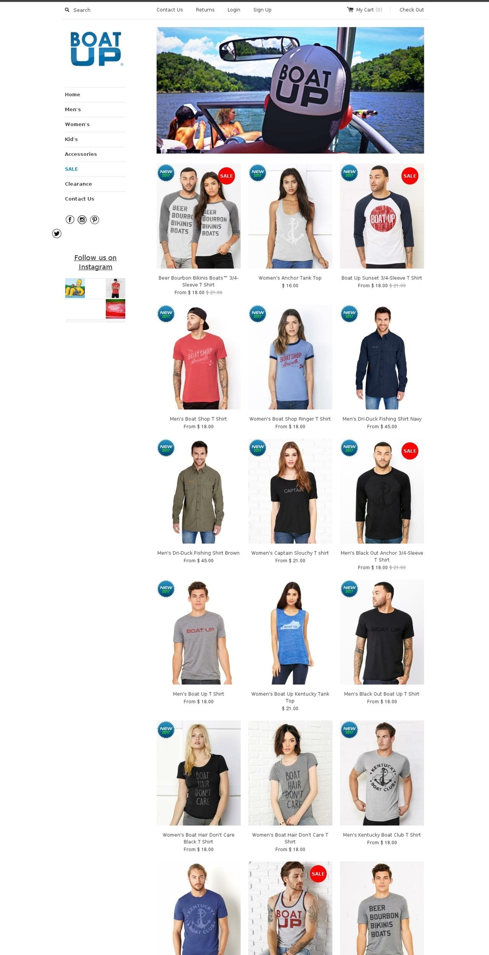 boatupusa.com shopify website screenshot