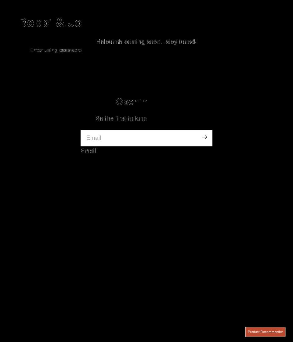 bobbiandjo.com shopify website screenshot