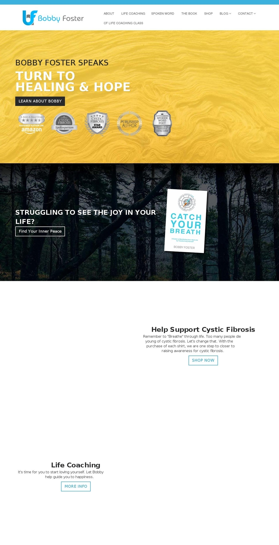 bobbyfostershop.com — Shopify storefront screenshot