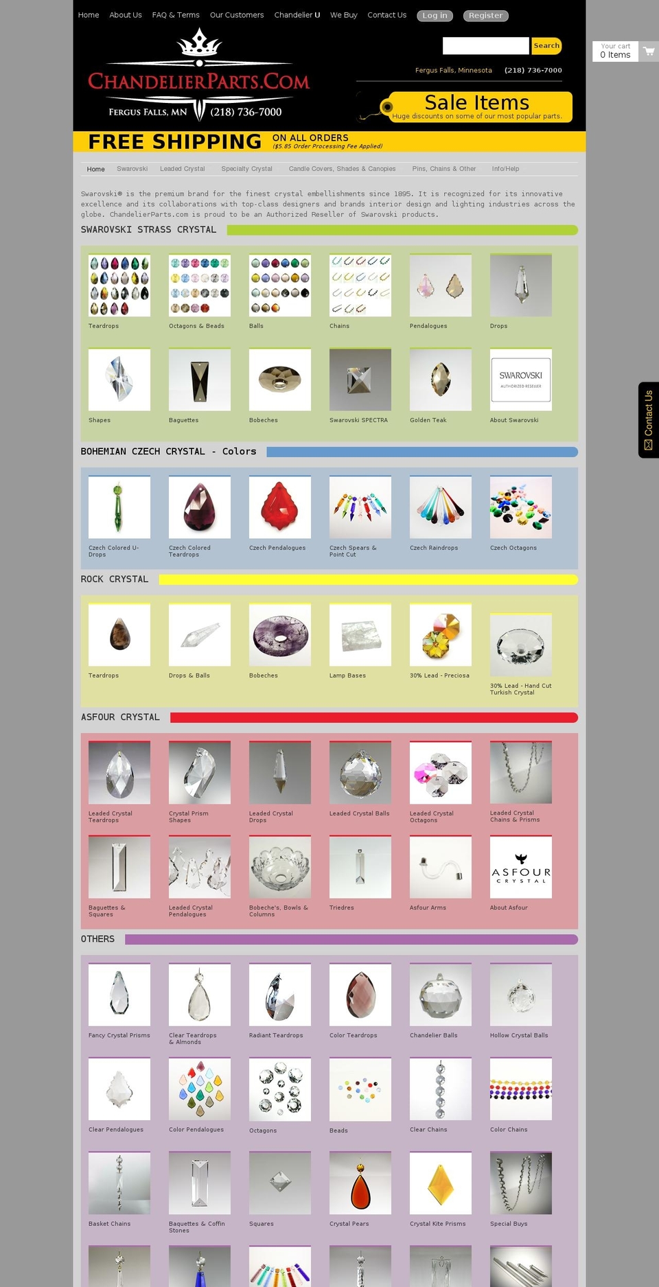 bobeches.com — Shopify storefront screenshot