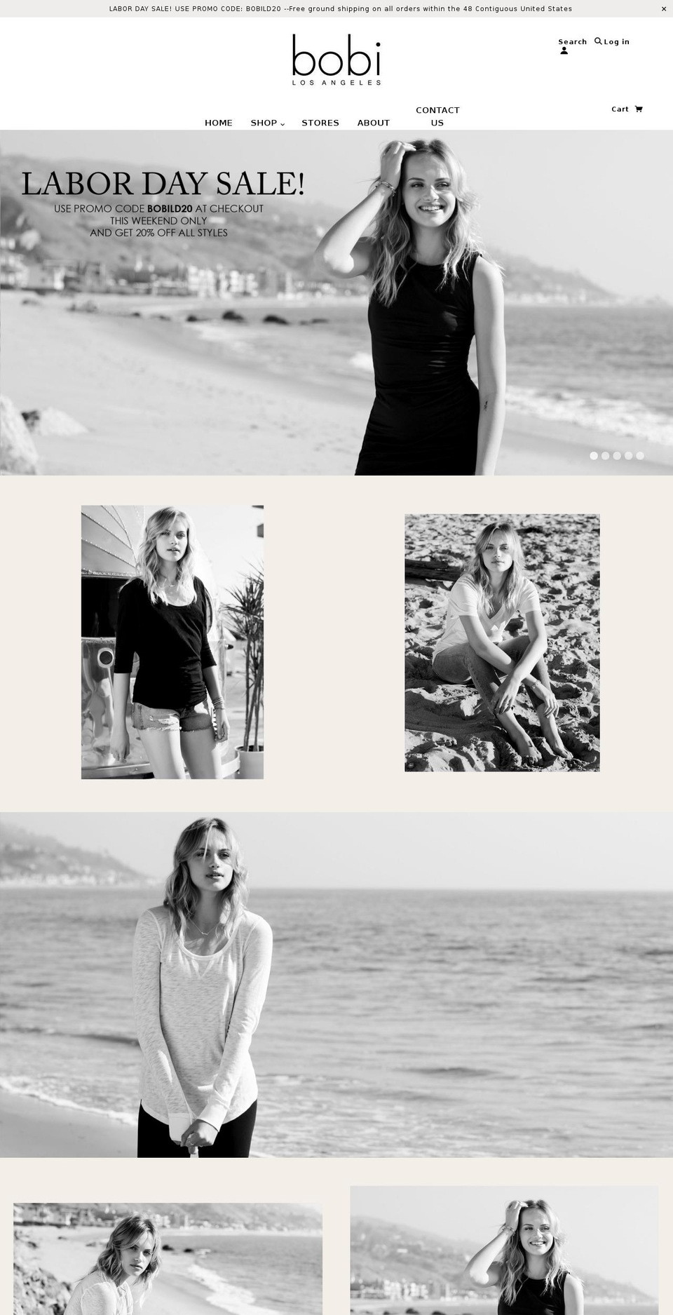 bobiclothing.com — Shopify storefront screenshot
