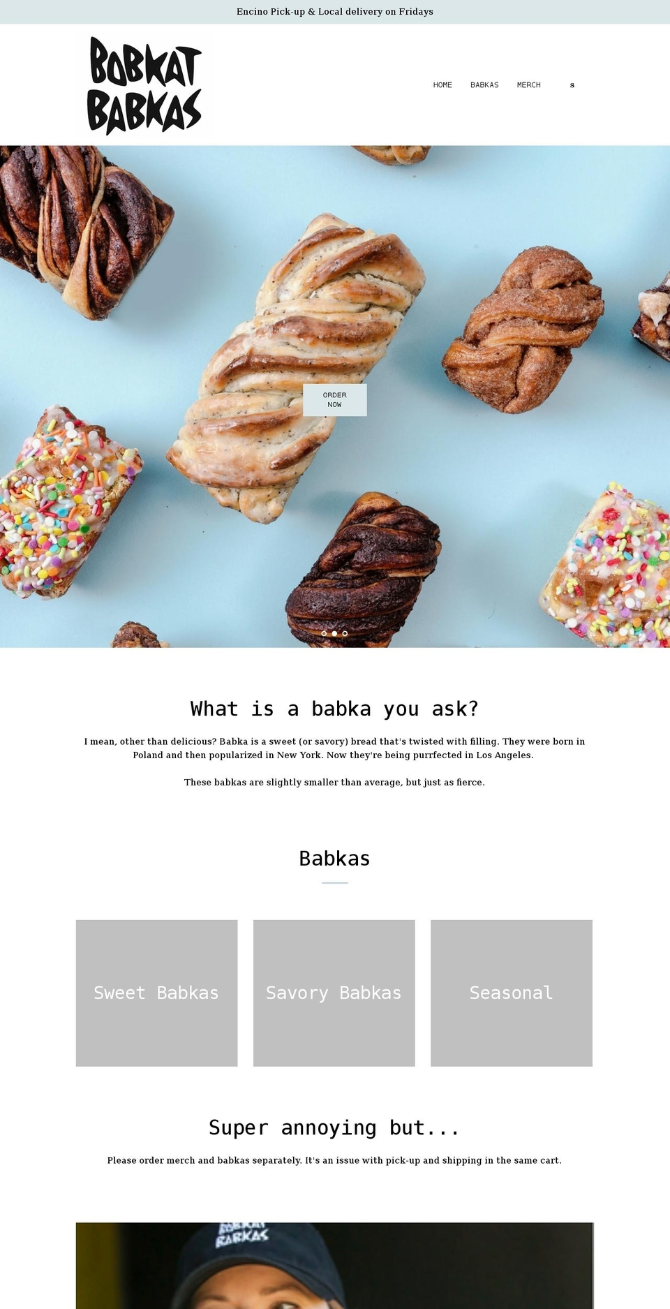 NEWEST Shopify theme site example bobkatbabkas.com