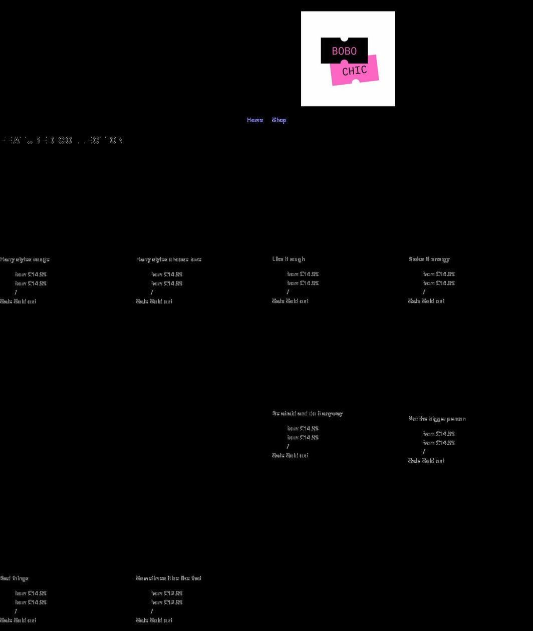 bobochicuk.com — Shopify storefront screenshot