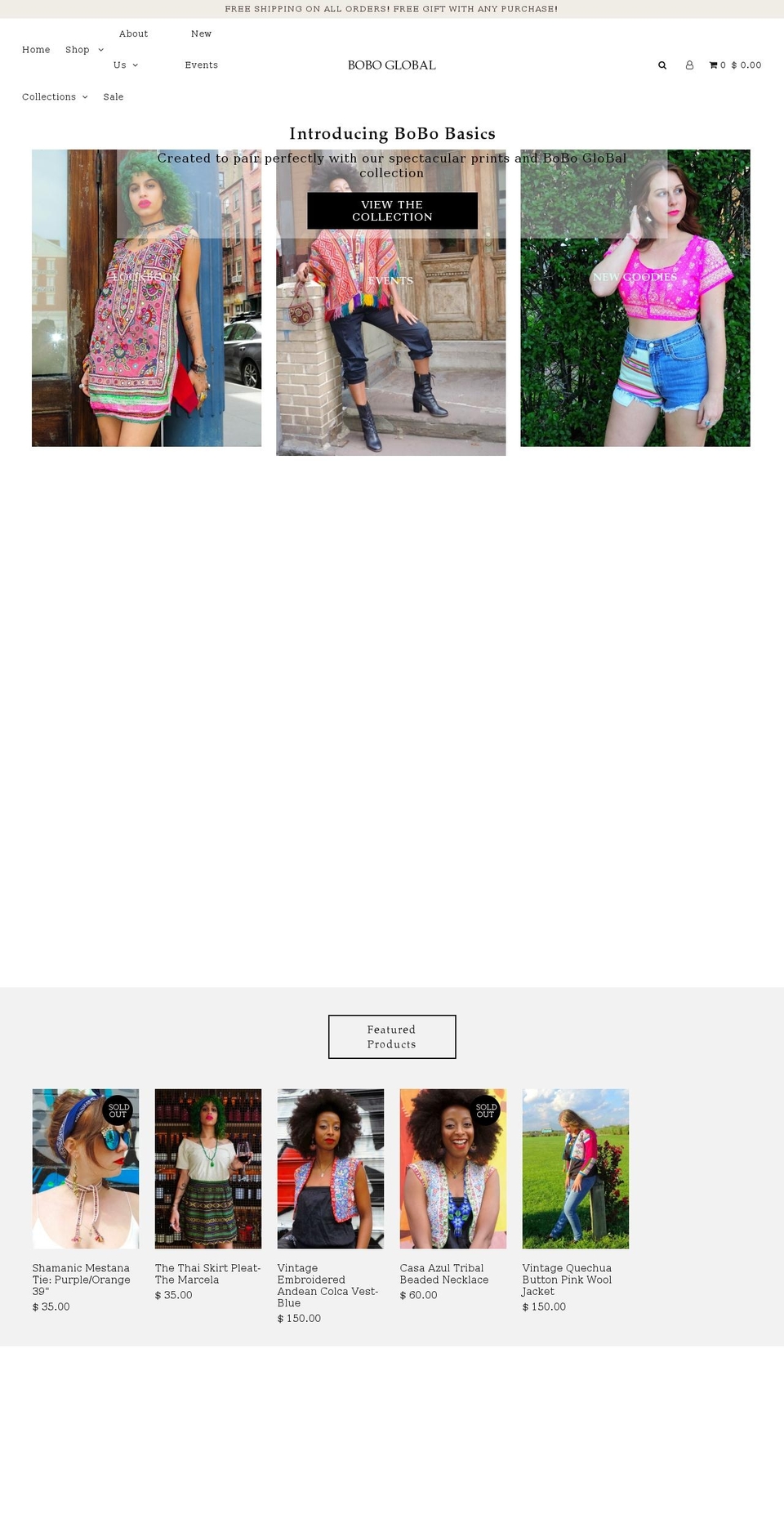 boboglobal.com shopify website screenshot