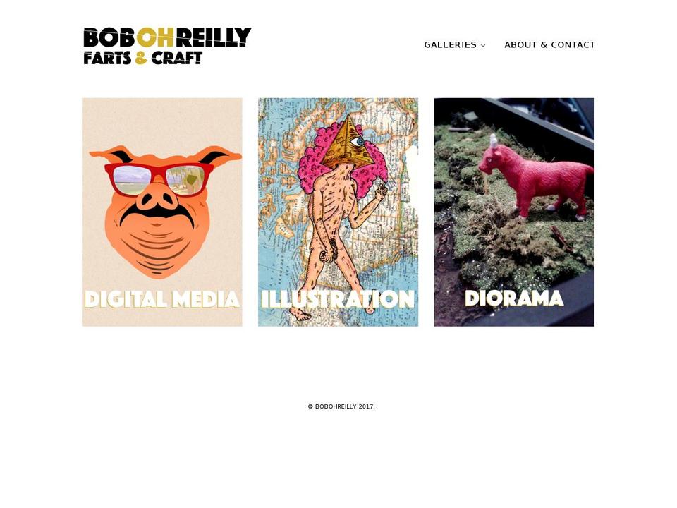 bobohreilly.com shopify website screenshot