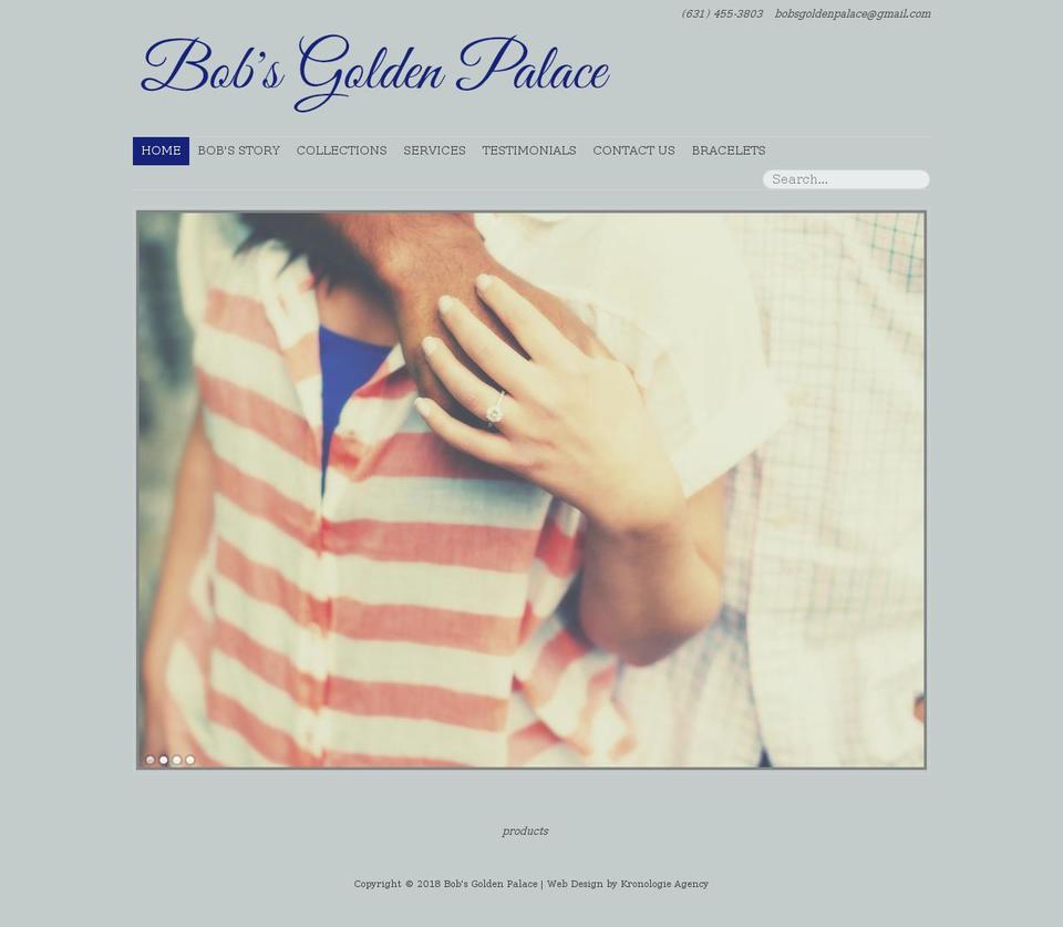 bobsgoldenpalace.com shopify website screenshot