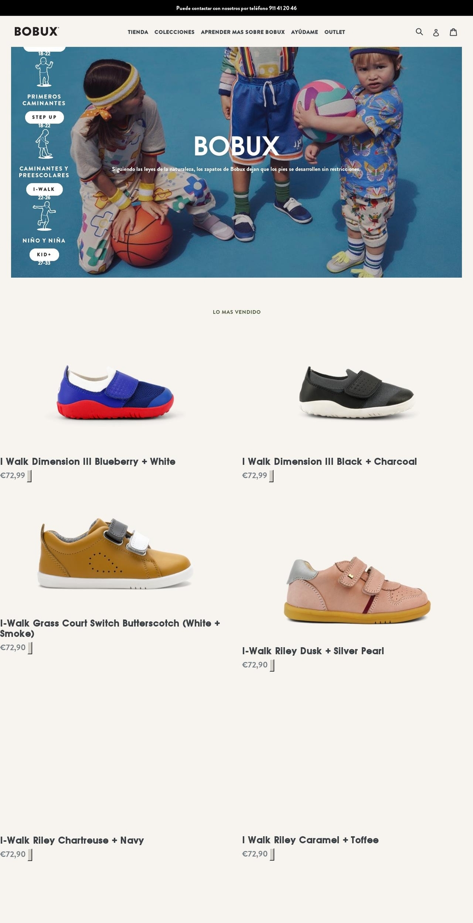 bobuxespana.es shopify website screenshot