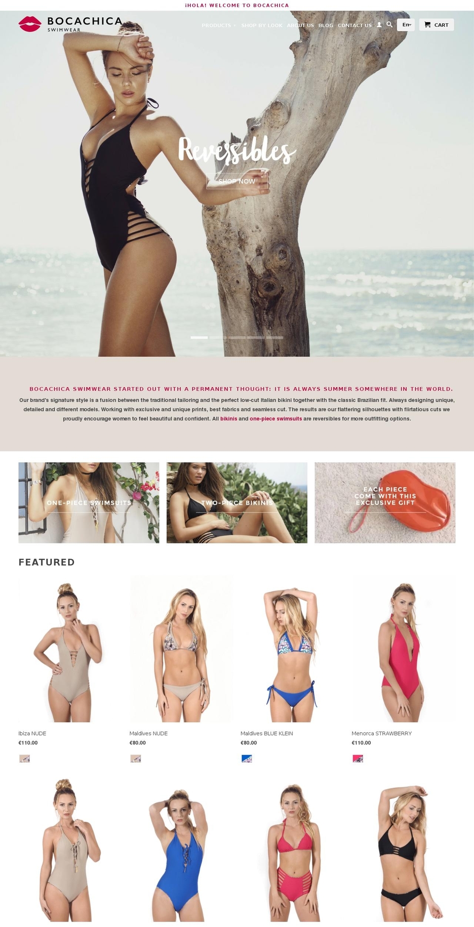 bocachica.eu shopify website screenshot