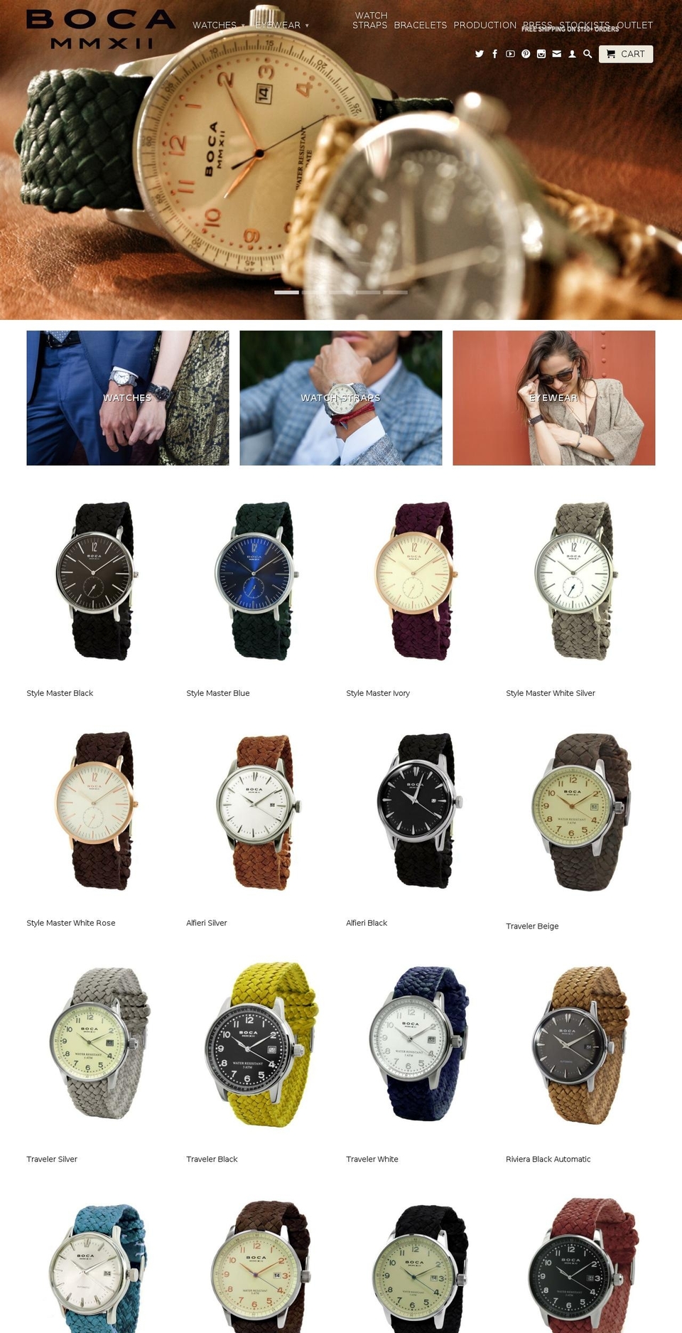 bocatime.com shopify website screenshot