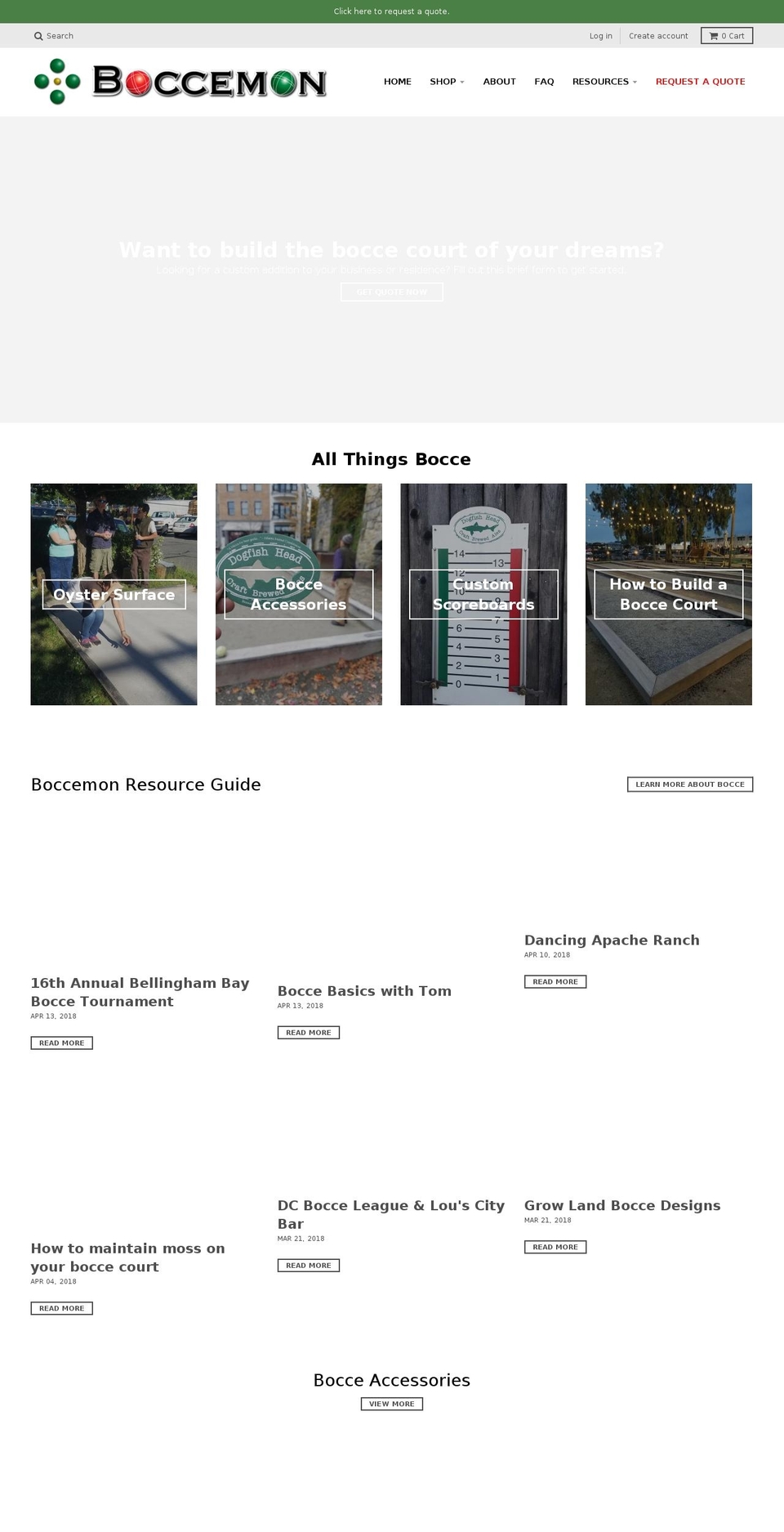 boccemon.org shopify website screenshot