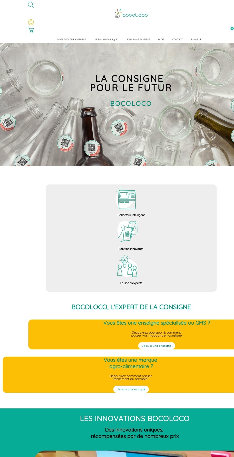 bocoloco.fr shopify website screenshot