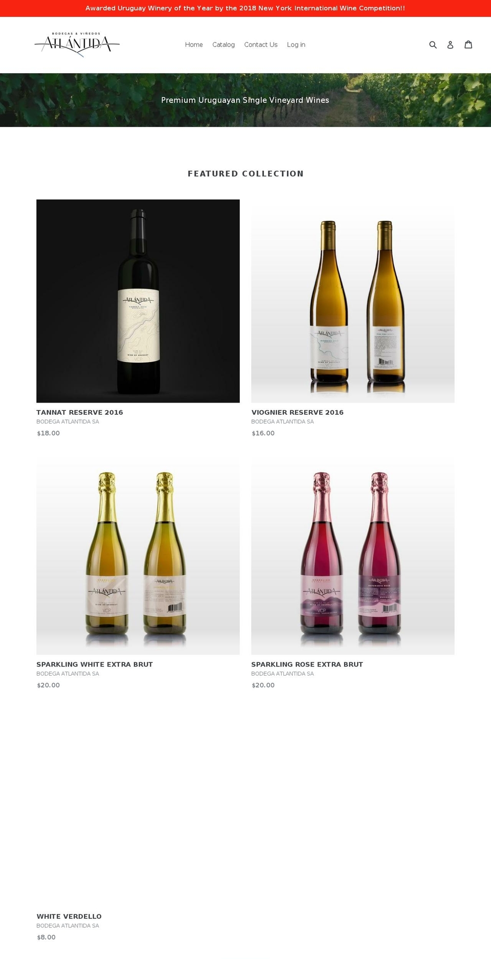 bodegaatlantida.com shopify website screenshot