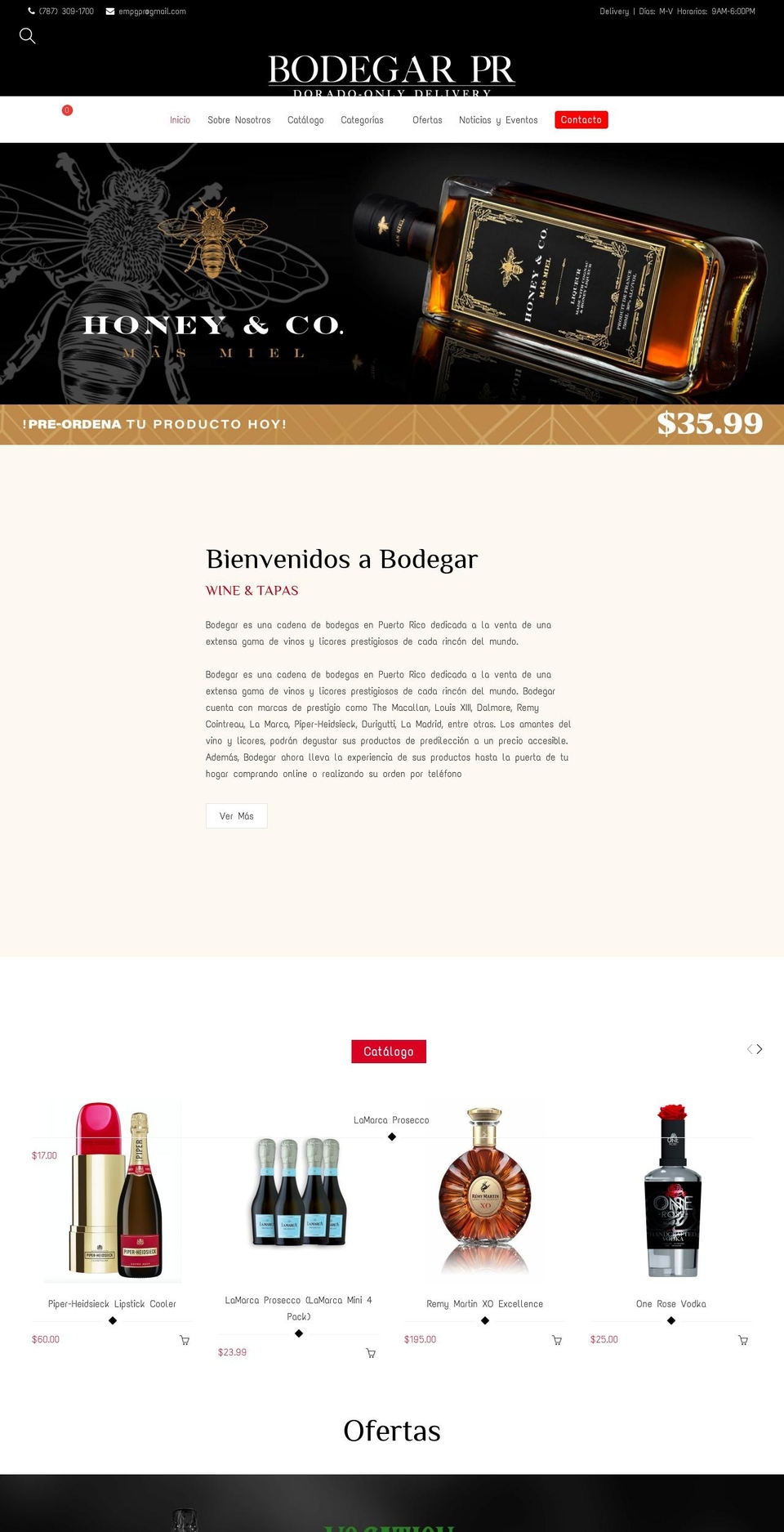 bodegardorado.com shopify website screenshot