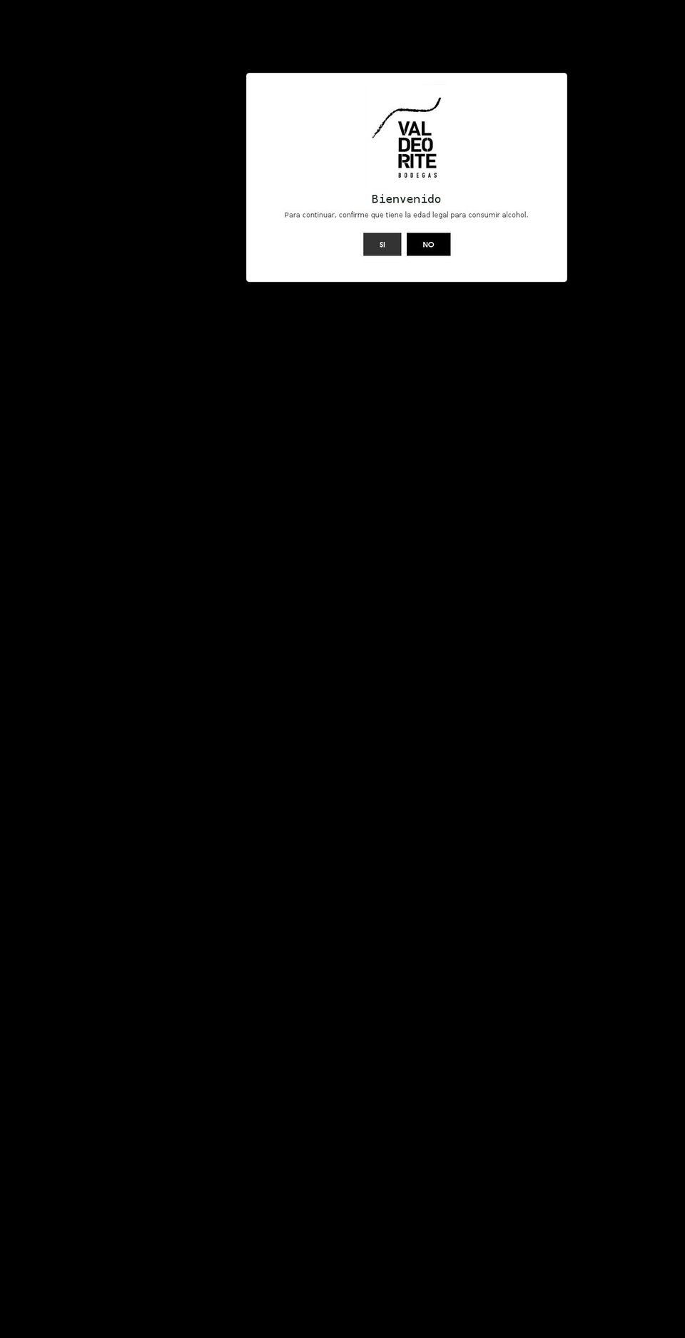 bodegavaldeorite.com — Shopify storefront screenshot