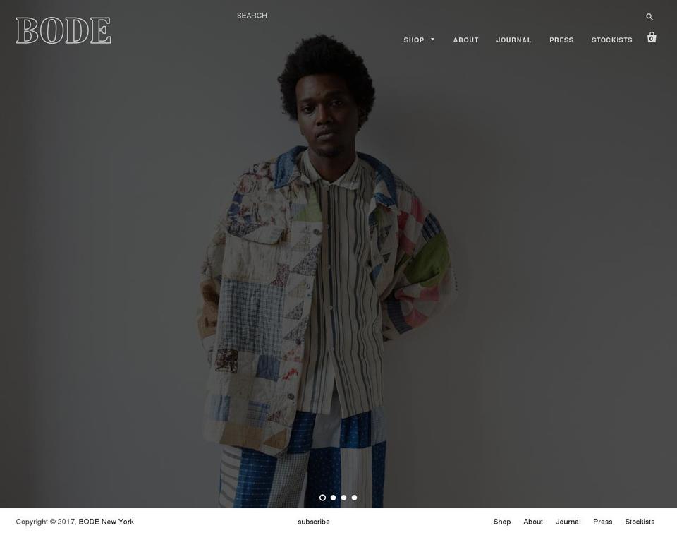 bodenewyork.com shopify website screenshot