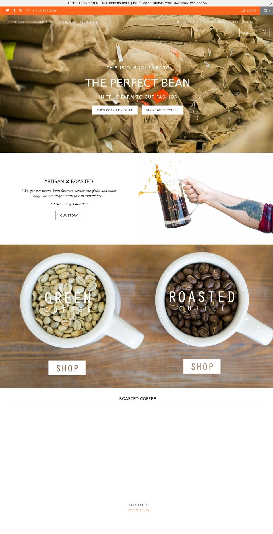 Christina \/ Dev - NEW Shopify theme site example bodhileaftraders.com