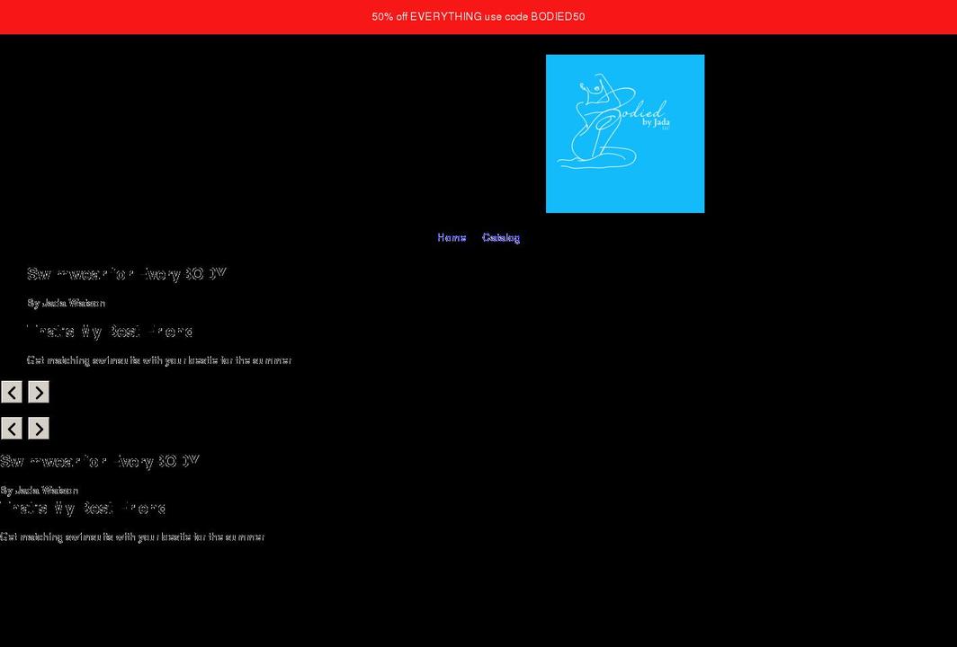 bodiedbyjadallc.com shopify website screenshot