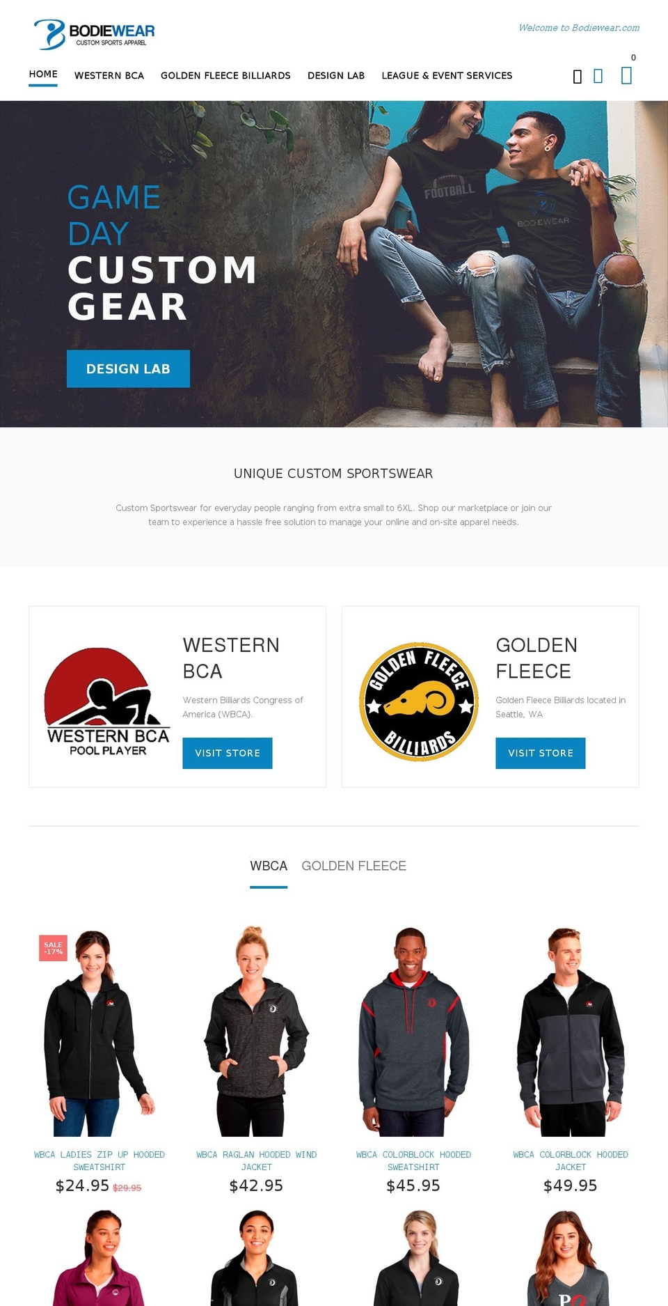 bodiewear.com — Shopify storefront screenshot