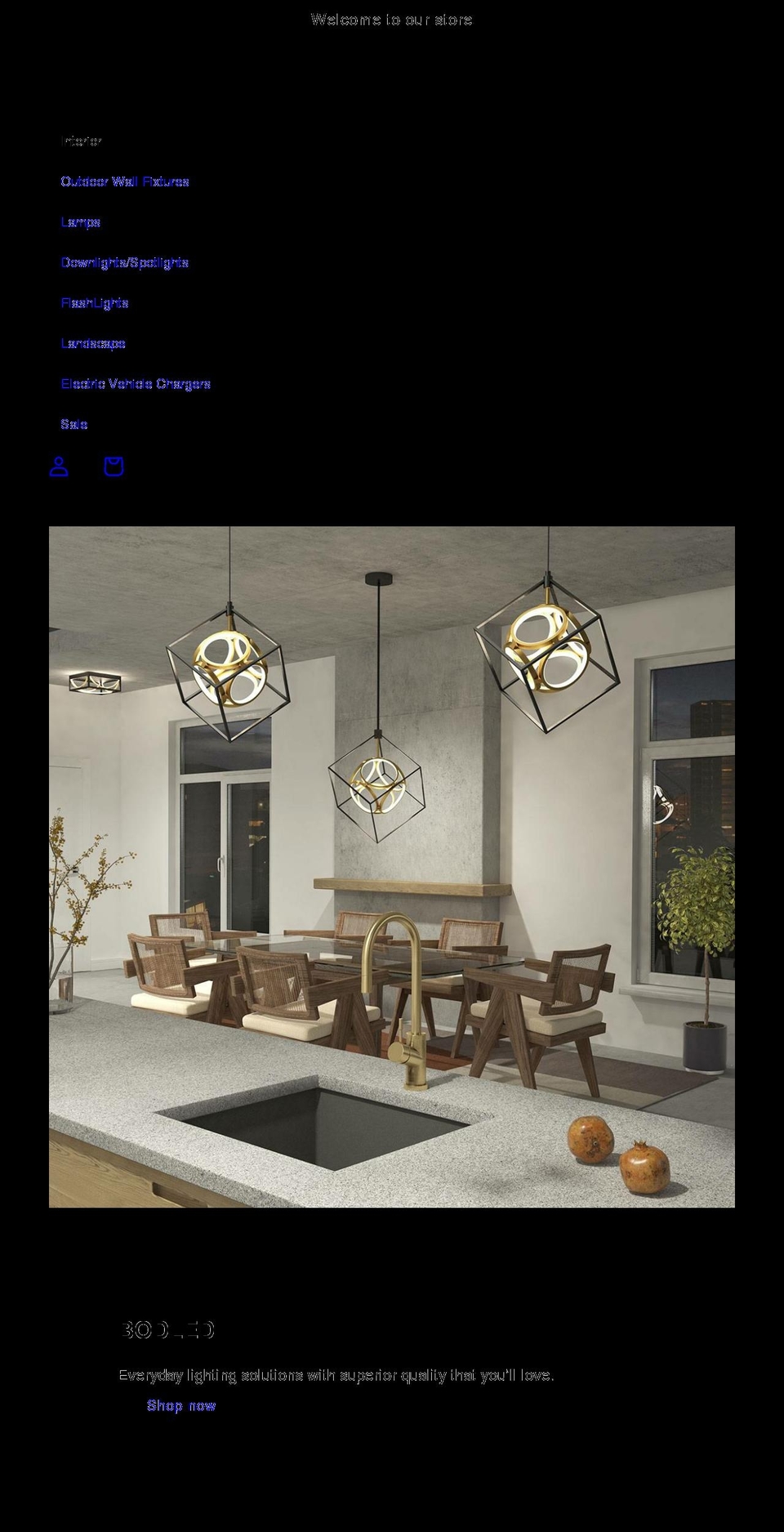 bodledlights.com shopify website screenshot