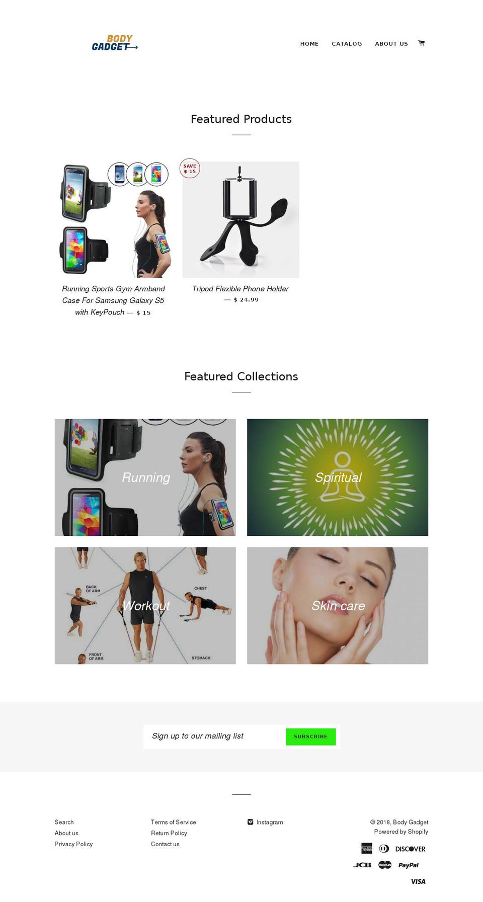 body-gadget.com — Shopify storefront screenshot