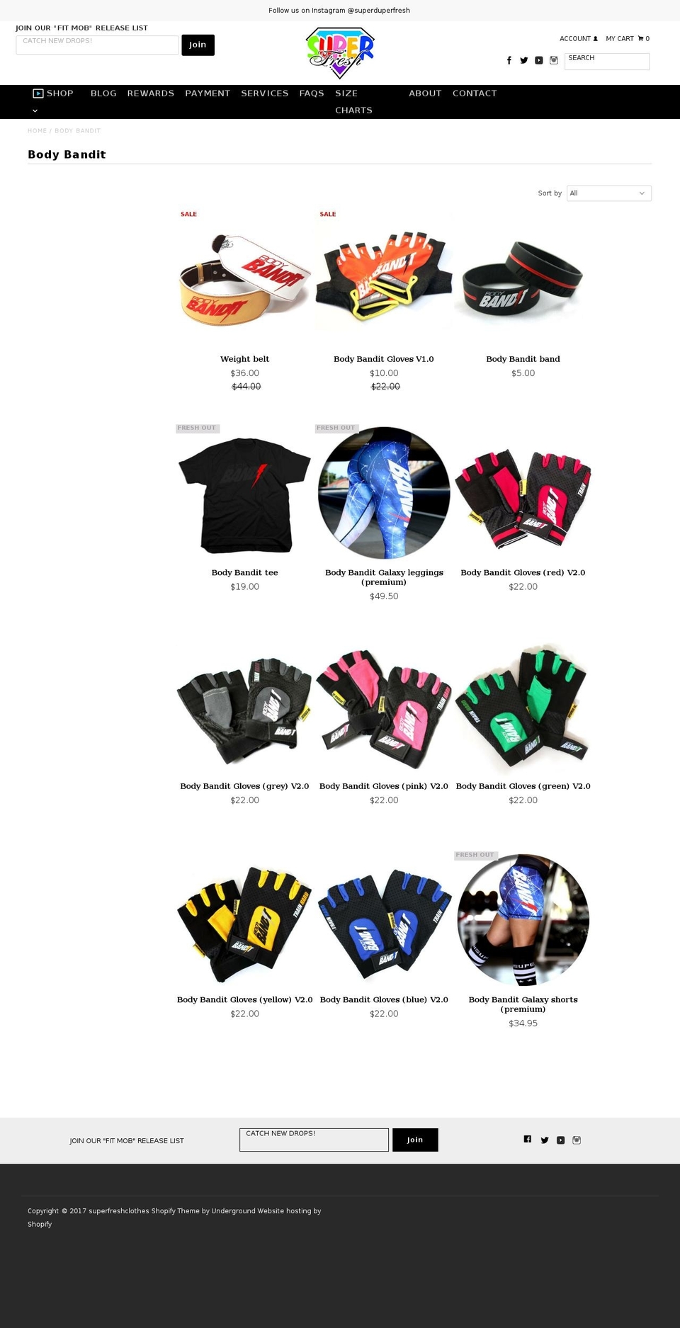 bodybandit.com shopify website screenshot