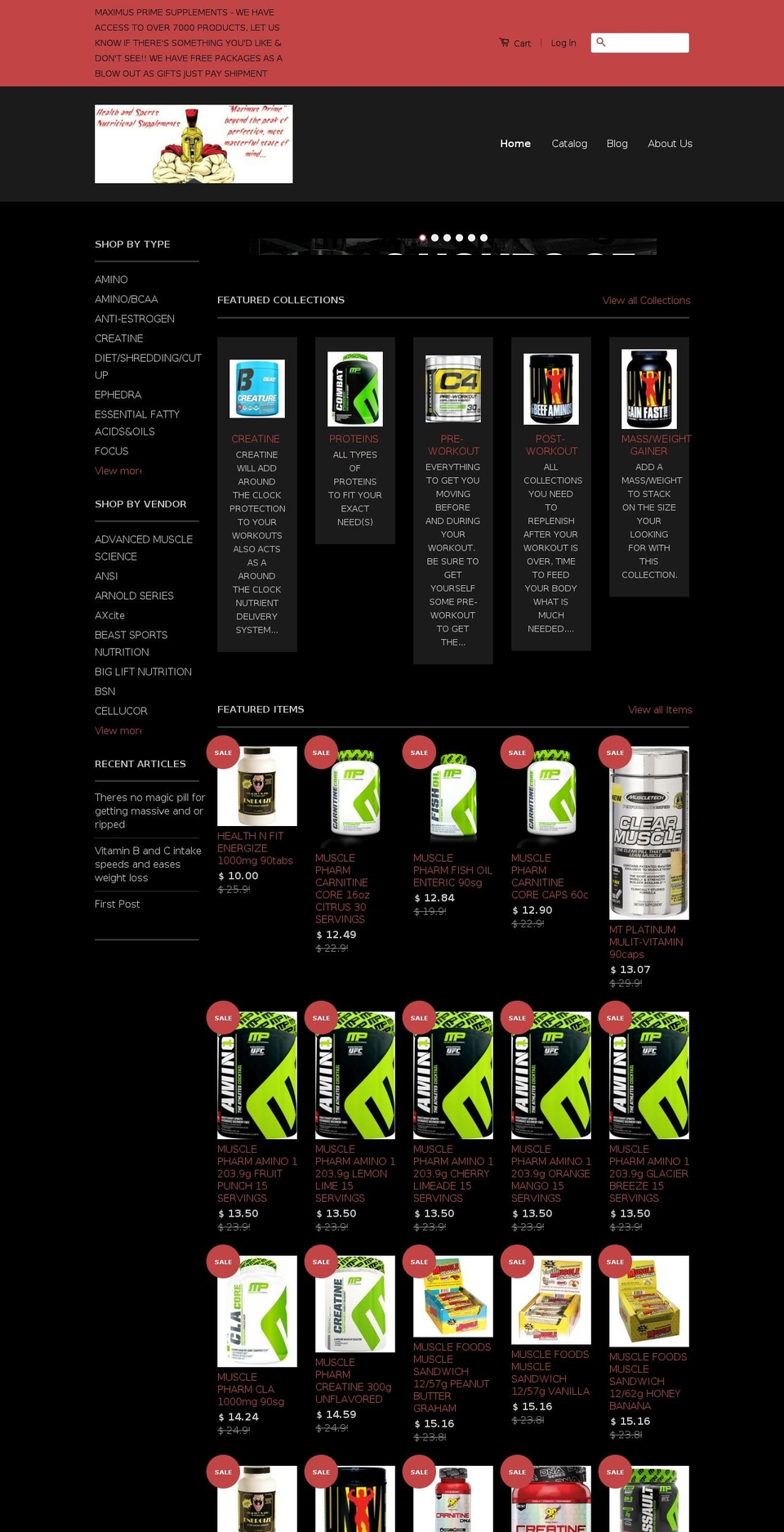 bodybuildingabargain.com shopify website screenshot